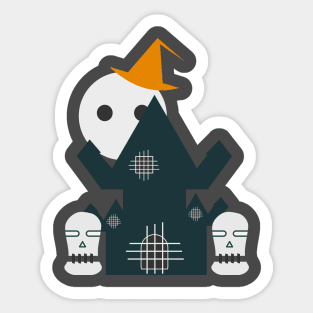 Halloween house Sticker